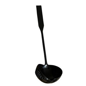 Scoop & stain black soup ladel serving spoon Cooking Utensil vintage made Canada